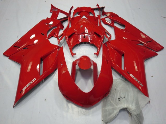 Carénages Moto Ducati 1098 2007-2014 - Rouge