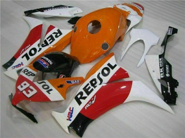 Acheter Carénage Moto Honda CBR1000RR 2012-2016 - Blanc Orange Rouge Noir Brillant HRC Repsol 93