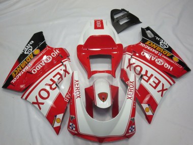 Acheter Carénages Moto Ducati 748 916 996 998 1993-2005 - Blanc Rouge Noir Brillant Xerox