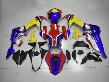 Acheter Carénages Moto Honda CBR1000RR 2017-2023 - Blanc Rouge Bleu Jaune