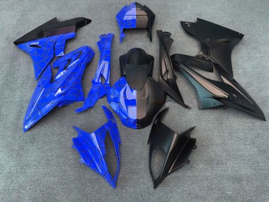 Acheter Carénages Moto BMW S1000RR 2015-2016 - Bleu Noir Mat Diviser