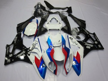 Acheter Carénages Moto BMW S1000RR 2009-2014 - Blanc Rouge Bleu Noir Brillant Castrol OEM Style