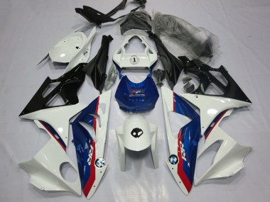 Acheter Carénage Moto BMW S1000RR 2009-2014 - Blanc Rouge Bleu Noir Brillant