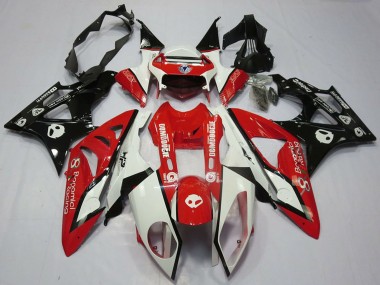 Acheter Carénage Moto BMW S1000RR 2009-2014 - Blanc Rouge Noir Brillant
