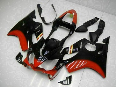 Acheter Kits Carénage Moto Honda CBR600 F4i 2001-2003 - Rouge Noir Brillant