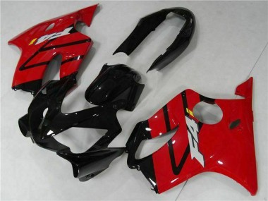 Acheter Kits Carénage Moto ABS Honda CBR600 F4i 2004-2007 - Rouge Noir Brillant