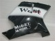 Carénages Moto Honda CBR1100XX Blackbird 1996-2007 - Noir Brillant Blanc West