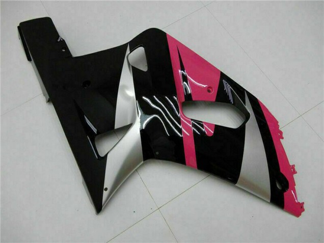 Carénages Moto Suzuki GSXR 600/750 2001-2003 - Rose Argent Noir Brillant