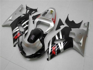 Acheter Carénages Moto Suzuki GSXR 600/750 2001-2003 - Argent Noir Brillant Rouge