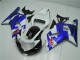 Carénages Moto Suzuki GSXR 600/750 2001-2003 - Blanc Bleu Noir