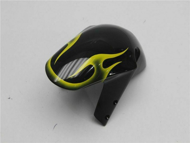 Carénages Moto Suzuki GSXR 600/750 2001-2003 - Noir Brillant Jaune Flamme