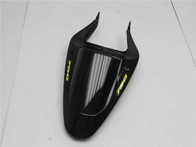 Carénages Moto Suzuki GSXR 600/750 2001-2003 - Noir Brillant Jaune Flamme