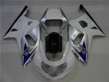 Acheter Carénages Moto Suzuki GSXR 600/750 2001-2003 - Blanc Argent Bleu Noir