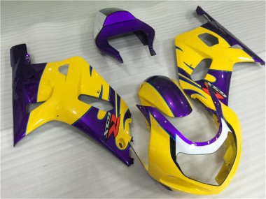 Acheter Carénages Moto Suzuki GSXR 600/750 2001-2003 - Jaune Violet