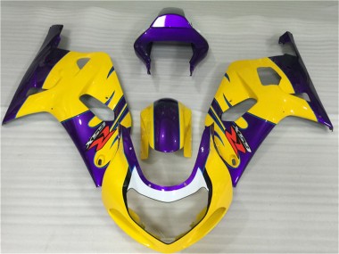 Acheter Carénages Moto Suzuki GSXR 600/750 2001-2003 - Jaune Violet