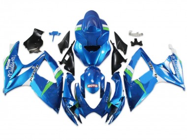 Acheter Carénages Moto Suzuki GSXR 600/750 2004-2005 - Bleu Vert Blanc
