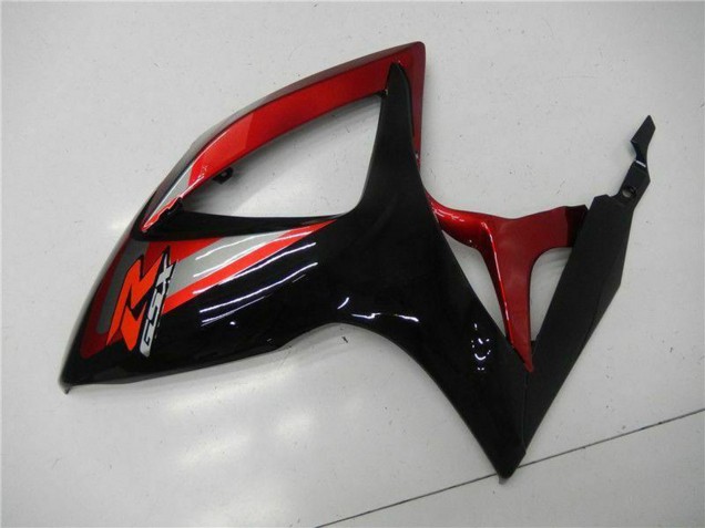 Carénage Moto Suzuki GSXR 600/750 2006-2007 - Rouge Noir Brillant