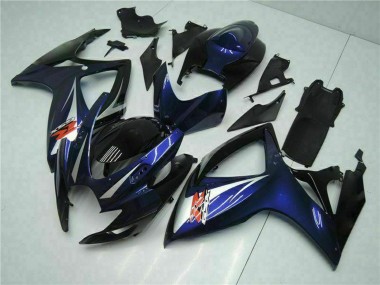 Acheter Carénages Moto Suzuki GSXR 600/750 2006-2007 - Noir Brillant Bleu