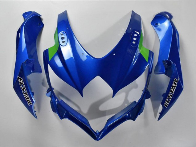 Carénages Moto Suzuki GSXR 600/750 2008-2010 - Bleu Blanc Vert Noir