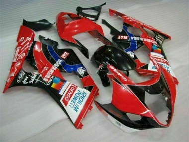 Acheter Carénages Moto Suzuki GSXR 1000 2003-2004 - Rouge Noir Bleu Yoshimura