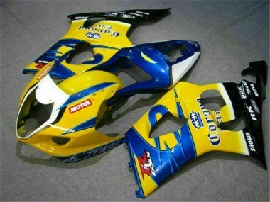 Acheter Carénages Moto Suzuki GSXR 1000 2003-2004 - Jaune Bleu Blanc Rouge Corona Motul
