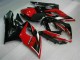 Carénages Moto Suzuki GSXR 1000 2005-2006 - Rouge Noir Brillant Noir Mat
