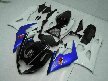 Acheter Carénage Moto Suzuki GSXR 1000 2005-2006 - Blanc Bleu Noir Brillant