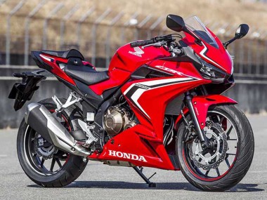 Acheter Carénages Moto Honda CBR400R 2022 - Rouge Blanc Noir Brillant Bande