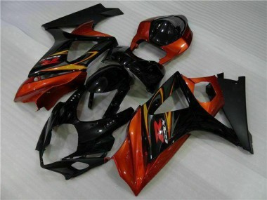 Acheter Carénages Moto Suzuki GSXR 1000 2007-2008 - Noir Orange