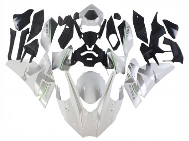 Acheter Carénages Moto Kawasaki Ninja H2 2015-2022 - Blanc Argent Vert