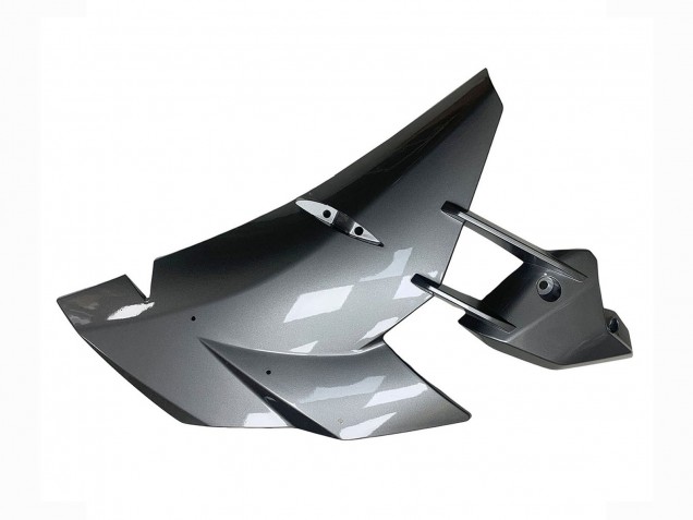 Carénages Moto Kawasaki Ninja H2 2015-2022 - Argent Noir Fibre de Carbone