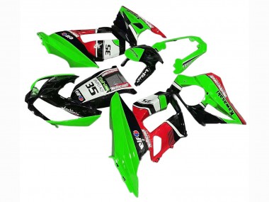 Acheter Carénages Moto Kawasaki Z1000SX 2010-2016 - Vert Rouge Noir Brillant Elf 35