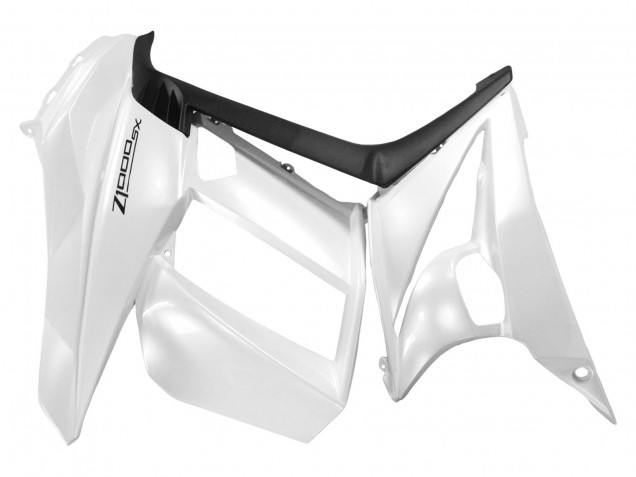 Carénages Moto Kawasaki Z1000SX 2010-2016 - Blanc Perle Noir