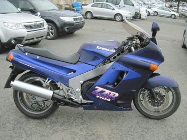 Acheter Carénages Moto Kawasaki ZZR1100 1990-1992 - Bleu Bleu Foncé