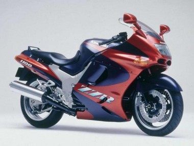 Acheter Carénages Moto Kawasaki ZZR1100 1993-2003 - Rouge Marron Bleu Foncé