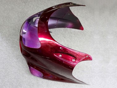 Acheter Carénage Moto Kawasaki ZZR1100 1993-2003 - Rouge Foncé