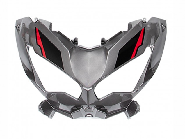 Carénages Moto Kawasaki Versys 650 2022-2025 - Gris Rouge Noir