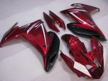 Acheter Carénages Moto Yamaha FZ6R 2009-2015 - Rouge Blanc Noir