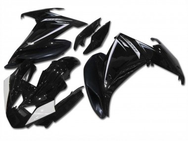 Acheter Carénages Moto Yamaha FZ6R 2009-2015 - Noir Brillant Blanc