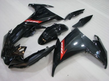 Acheter Carénages Moto Yamaha FZ6R 2009-2015 - Noir Brillant Rouge