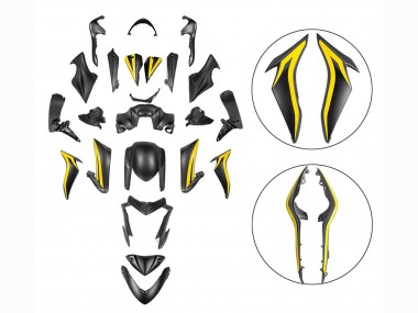 Acheter Carénages Moto Suzuki GSX-S 1000 2015-2020 - Noir Jaune