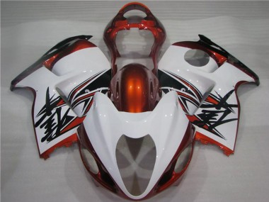Acheter Carénages Moto Suzuki GSXR 1300 Hayabusa 1996-2007 - Blanc Orange Noir