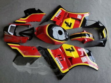 Acheter Carénages Moto Suzuki RG400 RG500 RG400/500 1984-1987 - Rouge Jaune Noir 7