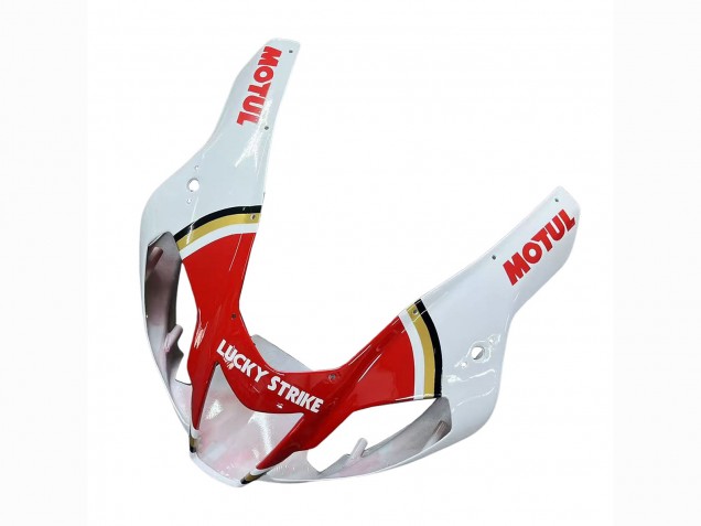 Carénages Moto Aprilia RSV1000 2003-2006 - Blanc Rouge Lucky Strike Motul 34