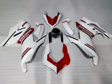 Acheter Carénages Moto Ducati Panigale V2 2020-2024 - Blanc Rouge Noir Brillant