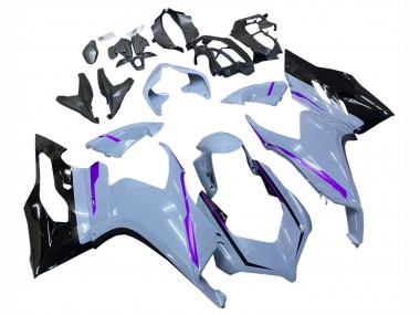 Acheter Carénages Moto Ducati Panigale V2 2020-2024 - Gris Brillant Violet Noir Brillant