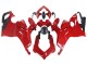 Carénage Moto Ducati Panigale V4 V4S 2020-2021 - Rouge Noir Mat