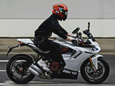 Acheter Carénages Moto Ducati 2021-2024 Ducati Supersport 950/950S 2021-2024 - Blanc Noir