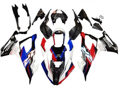 Acheter Carénages Moto BMW S1000RR 2019-2022 - Bleu Rouge Blanc 23