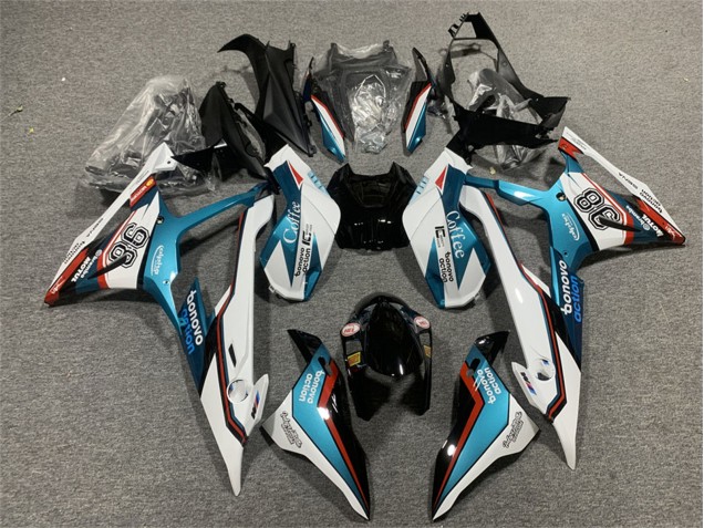 Carénages Moto BMW S1000RR 2019-2022 - Bleu Rouge Blanc Motul 98